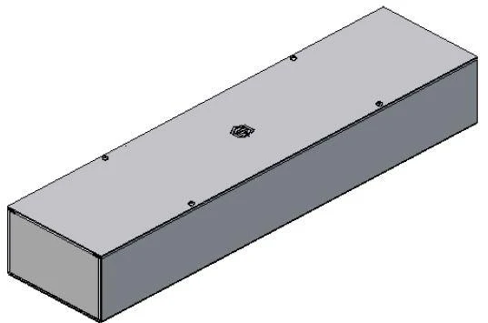 SPLITTER TROUGH ALUMINUM 225A 3 WIRE NEMA 1 36X8X5"