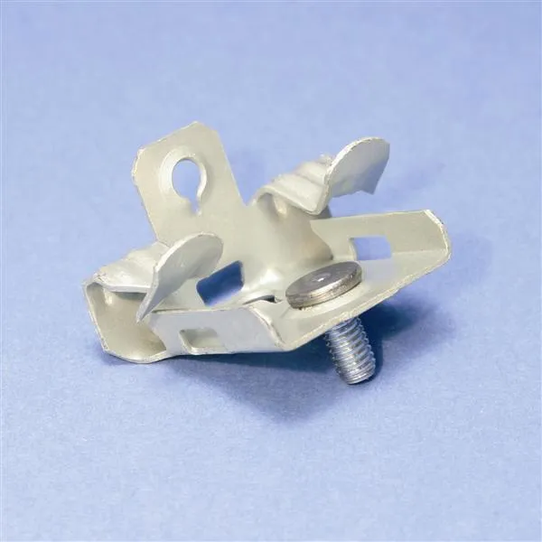 BEAM FASTENER 1/8-1/4" FLANGE TO 1/4"-20X3/8" STUD