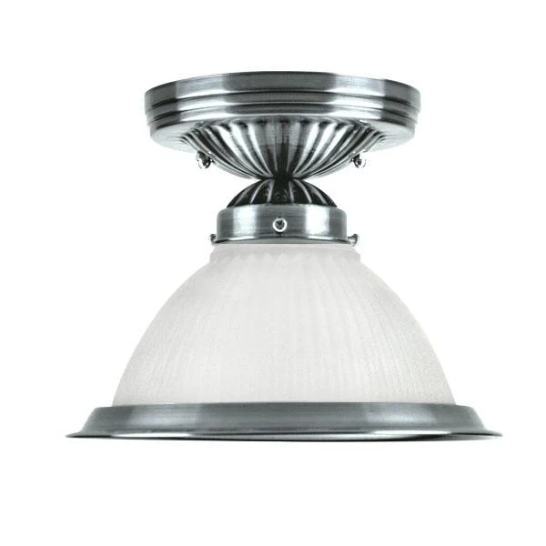 FIXTURE CEILING INCANDESCENT FOR 1X 60W 6-3/4" PEWTER