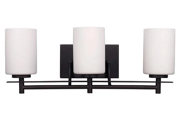 FIXTURE WALL VANITY 3 LIGHT TYPE A 100W BRONZE