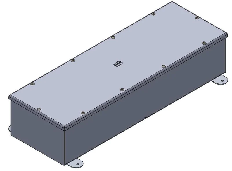 SPLITTER TROUGH ALUMINUM 225A 3 WIRE NEMA 3 24X8X5"