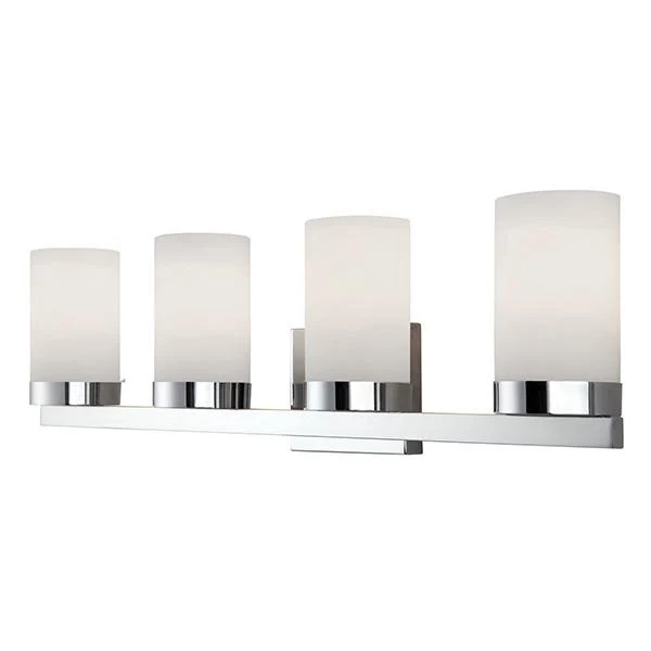 FIXTURE WALL VANITY 4 LIGHT A 100W FLAT OPAL GLASS