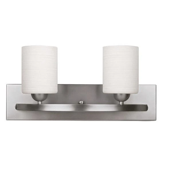 FIXTURE WALL VANITY 2 LIGHT A19 100W PEWTER