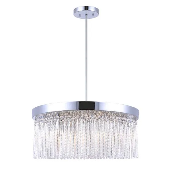 CHANDELIER INCANDESCENT FOR 6X 40W TYPE G9 CHROME