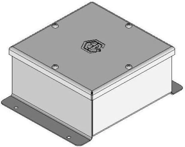 Electrical Enclosure Screwed Cover NEMA 3R 6X6X3" D-WP-A-060603