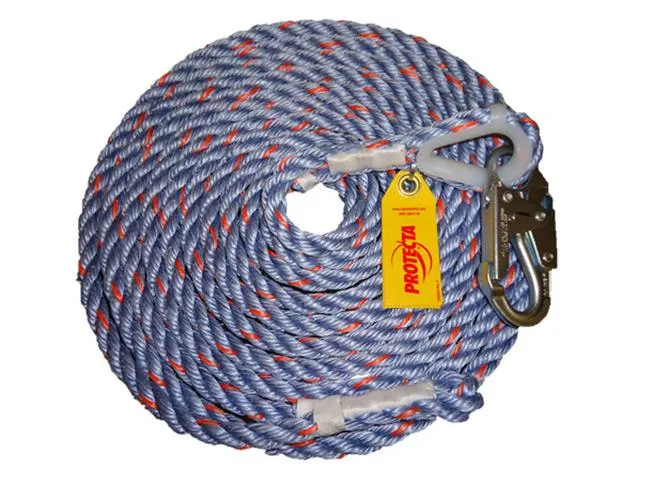 LIFELINE 5/8"X100' SNAP HOOK ONE END
