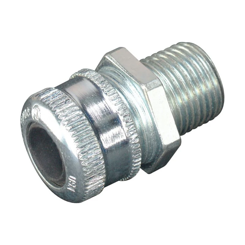 CONNECTOR STRAIN RELIEF 1/2" RANGE 0.125-0.250" IRON