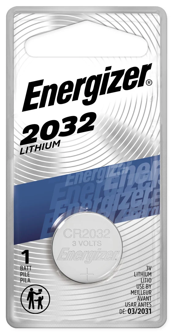 BATTERY CR2032 COIN LITHIUM 3V