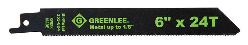 BLADE RECIPROCATING SAW 6"X 24-TEETH PER INCH