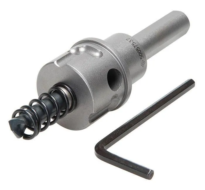 HOLE SAW ARBOR CARBIDE CUTTER 2-3/8 TO 3" MANDREL 1/2" &+