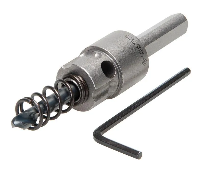 HOLE SAW ARBOR 5/8 TO 2-1/4" MANDREL 3/8" &+