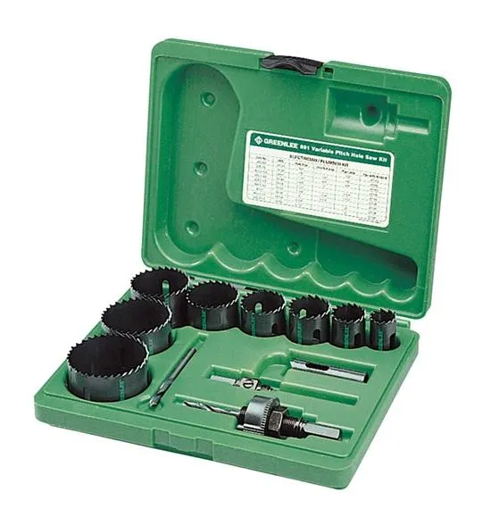 HOLE SAW BIMETAL KIT 3/4 TO2-1/2" + CASE