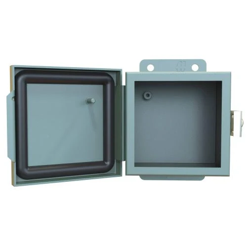 ENCLOSURE HINGED COVER NEMA 12/13 4X4X3"