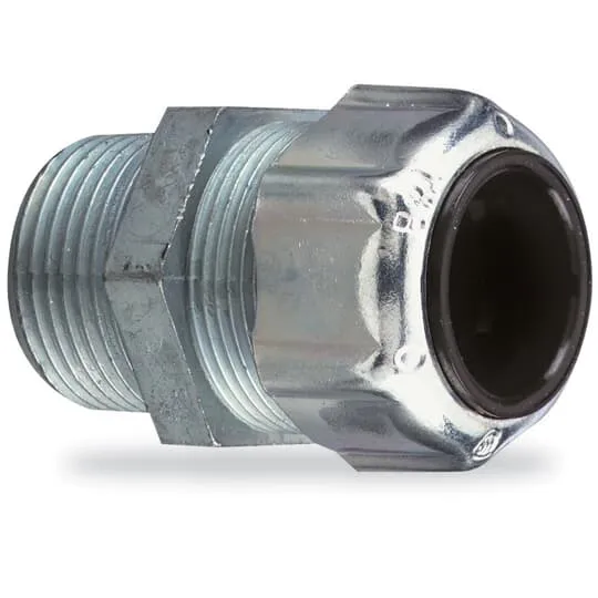 CONNECTOR STRAIN RELIEF 1/2" RANGE 0.625-0.750" ZINC