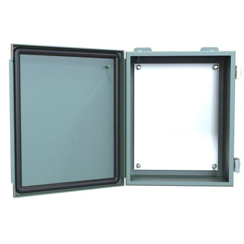 Electrical Enclosure Hinged Cover NEMA 12/13 10X8X4" 1414PHI