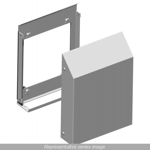 FILTERFAN RAINHOOD 7.77X10.44X2.17" LIGHT GRAY