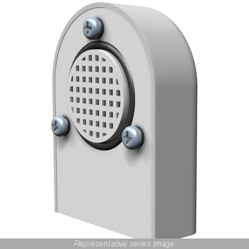 VENTILATOR RAINPROOF LARGE GRAY