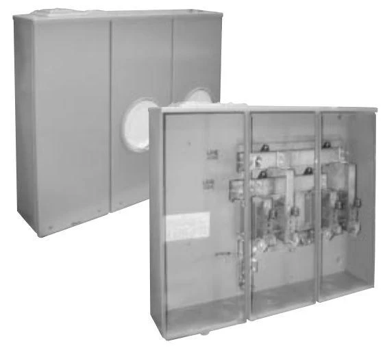 METER SOCKET 2G 400A 600V MAIN + BLANK 200A PER POSITION