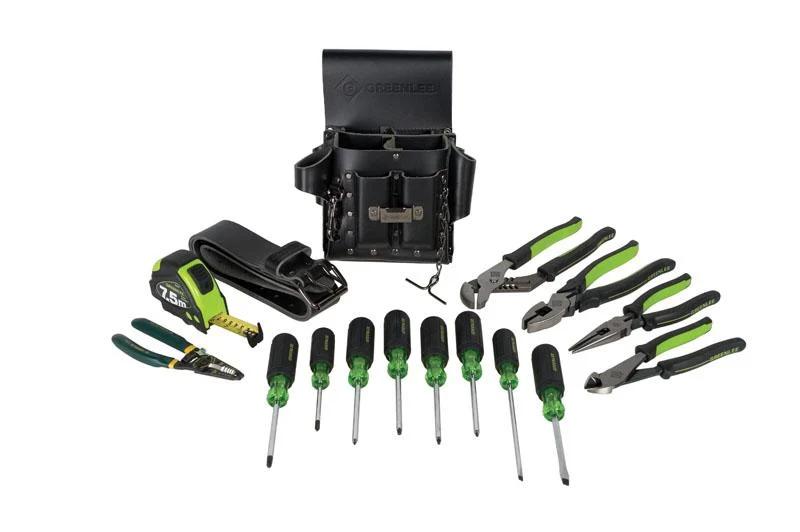 BAG ELECTRICIAN TOOL KIT 16 PIECES METRIC