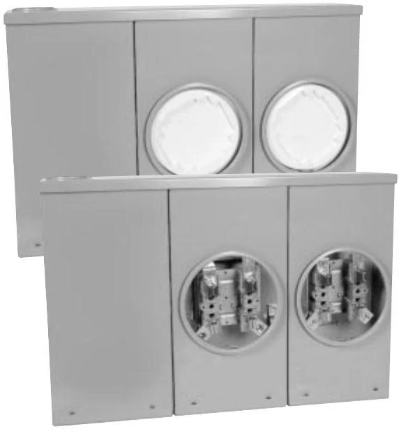 METER SOCKET 3G 200A 600V MAIN + BLANK 200A PER POSITION