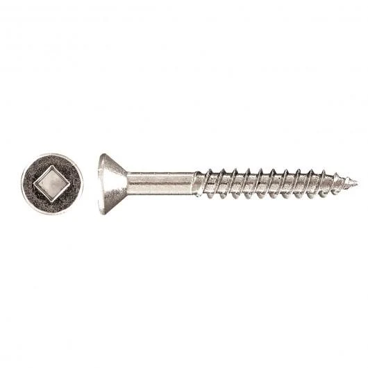 WOOD SCREW FLAT SOCKET HEAD #10X2-1/2" ZINC PLATED