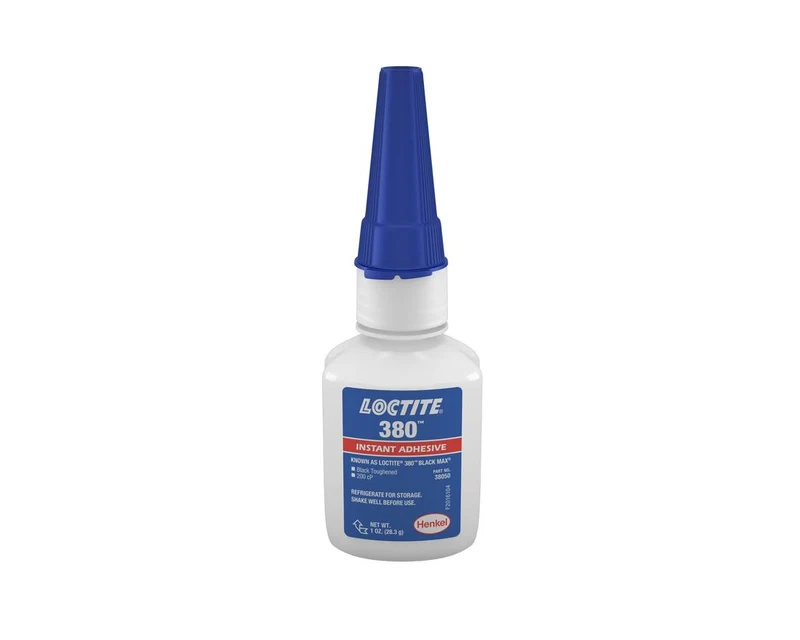 INSTANT ADHESIVE BLACK MAX 380 TOUGHENED 1OZ BLACK