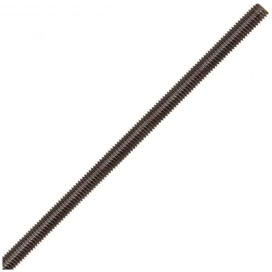 THREADED ROD 1/4"-20 X 3' STEEL BARE METAL
