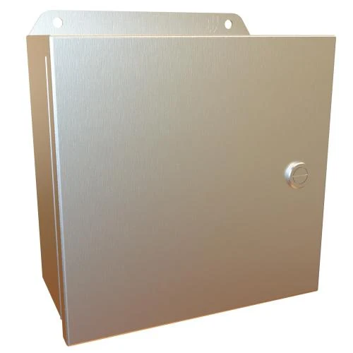 Electrical Enclosure Hinged Cover NEMA 3R/4/12/13 8X8X4" EJ884SS