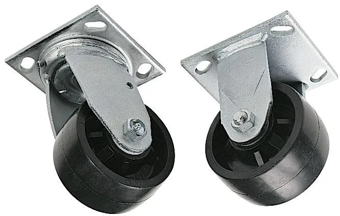 CASTER KIT 4" 2 RIGID 2 SWIVEL