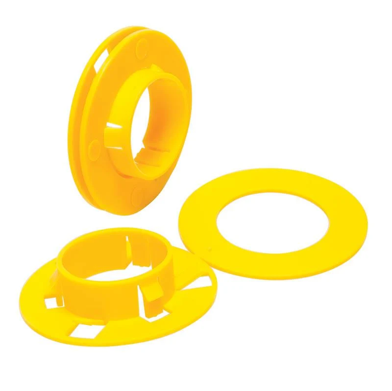 BUSHING PRE-PUNCHED HOLE 1-11/32" DIA HOLE YELLOW