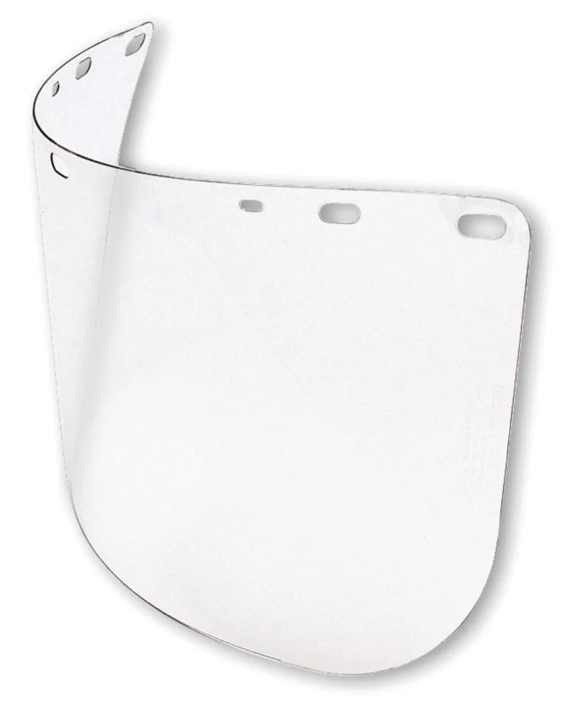 VISOR PETG COPOLYESTER DIE-CUT 8X15.5X0.04" CLEAR