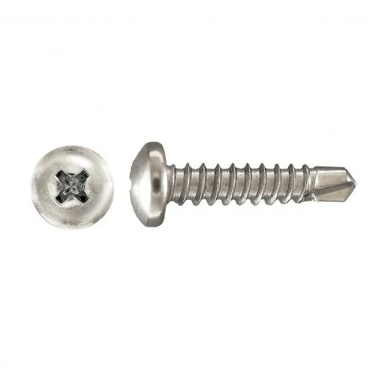 SELF DRILLING SCREW PAN PHILLIPS HEAD #10X1/2" PLATED