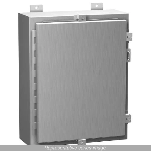 ENCLOSURE HINGED COVER STAINLESS STEEL NEMA 4X 36X36X12"