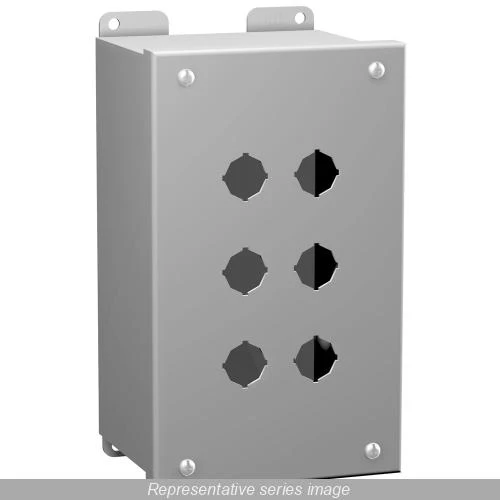 ENCLOSURE PUSHBUTTON NEMA 12 3-HOLE