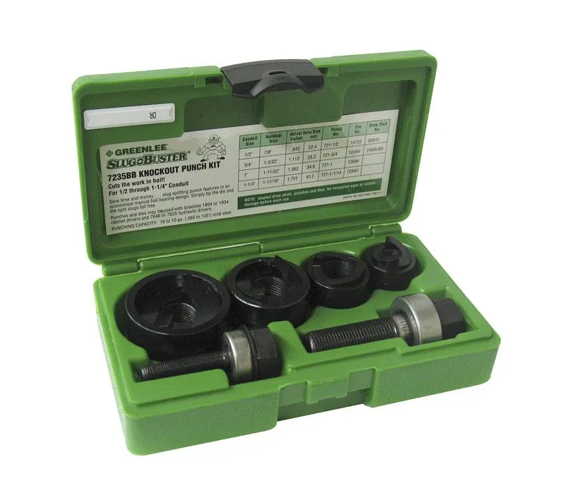 PUNCH KNOCKOUT KIT FOR 1/2 TO 1 1/4" CONDUIT
