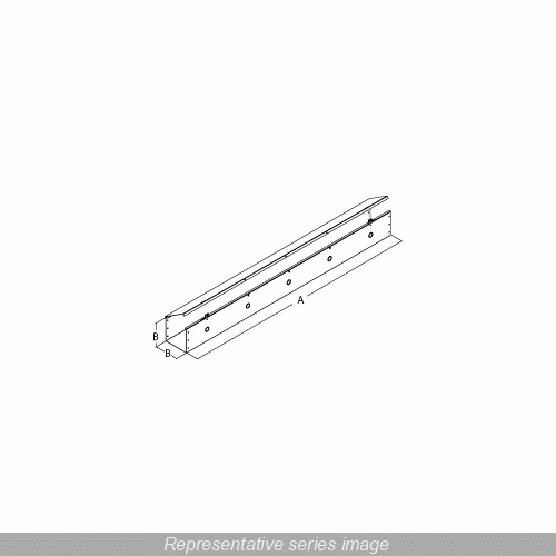 STRAIGHT SECTION WITH KO NEMA 1 6X6X60" STEEL GRAY