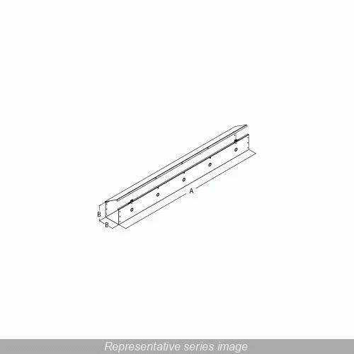 STRAIGHT SECTION WITH KO NEMA 1 8X8X36" STEEL GRAY