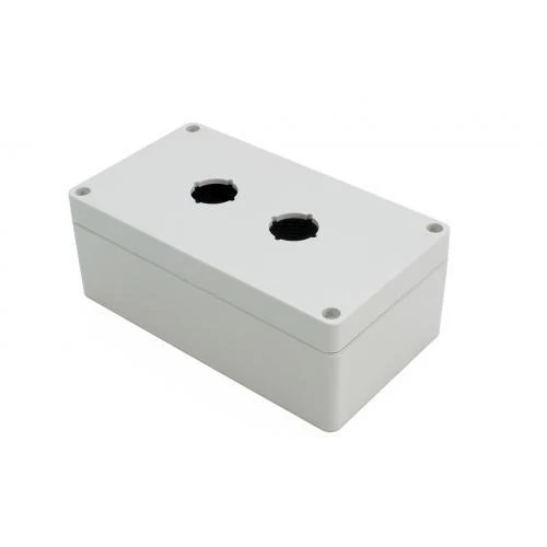 ENCLOSURE PUSHBUTTON POLYCARBONATE NEMA 4-4X 2-HOLE