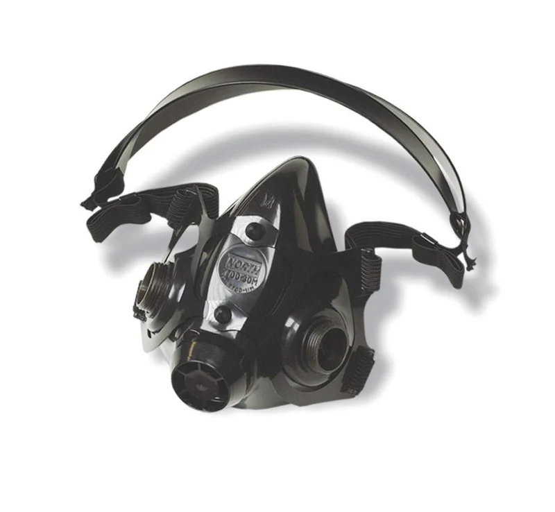 RESPIRATOR HALF MASK SILICONE & DUAL CARTRIDGE SIZE MED