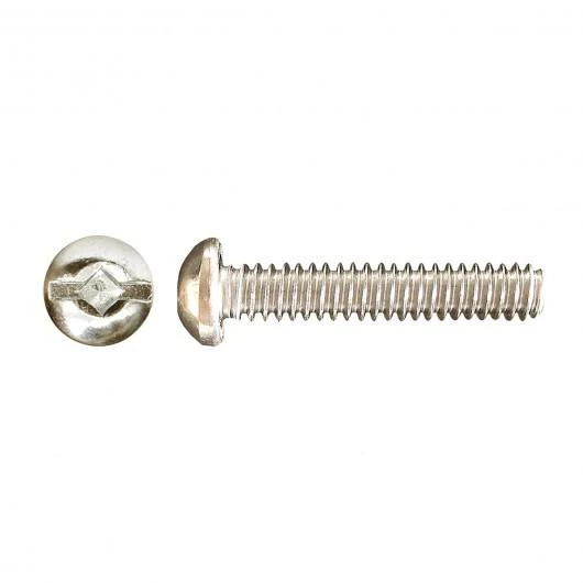 MACHINE SCREW ROUND COMBINATION HEAD 1/4-20X1/2" PLATED
