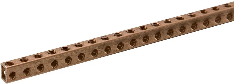 BAR NEUTRAL COPPER 5' 9" LENGTH WIRE RANGE #14 TO 6