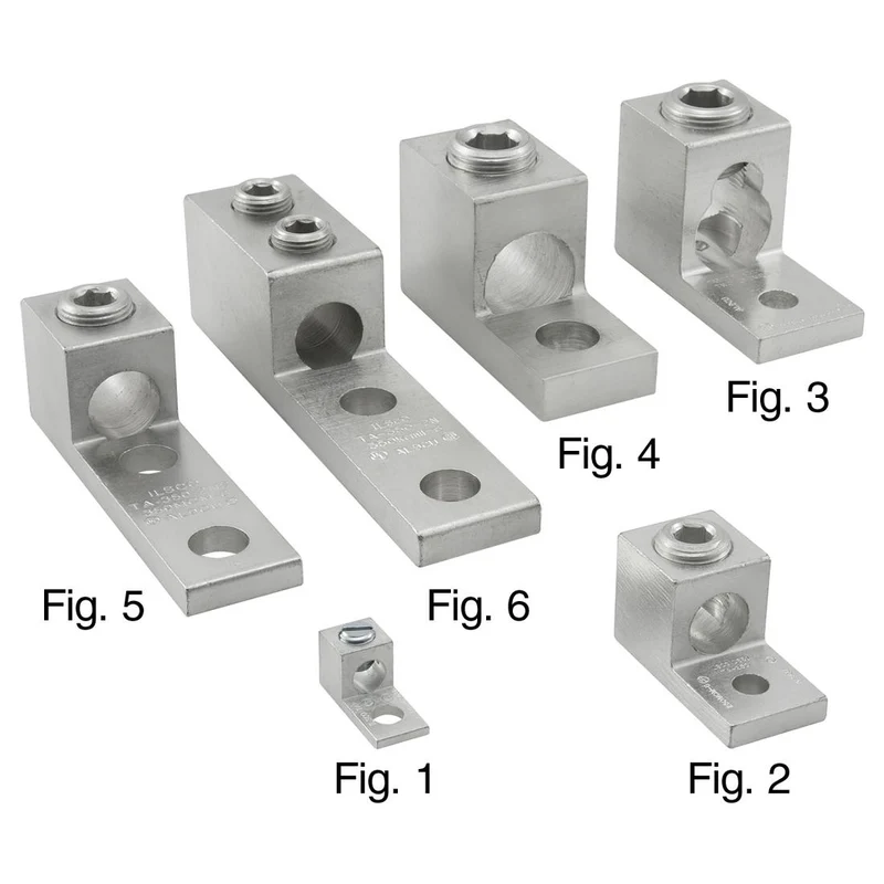 LUG MECHANICAL 1C #4 TO #14 CU/AL 1/4" HOLE