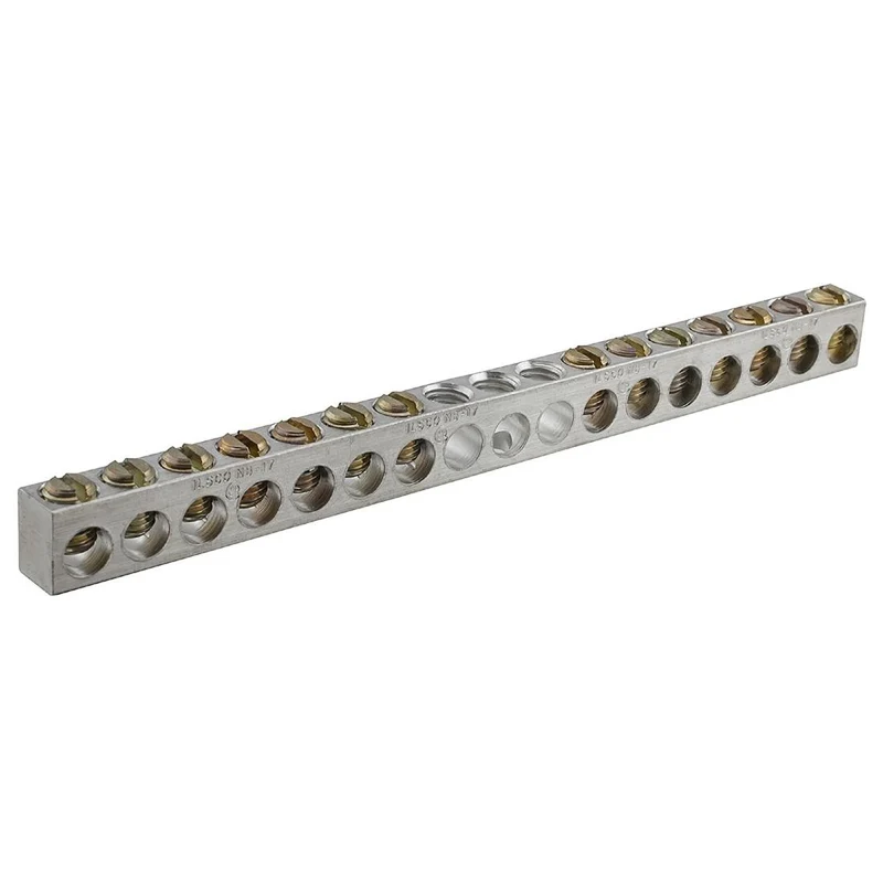 BAR NEUTRAL ALUMINUM 6' LENGTH WIRE #14-4 UNASSEMBLED