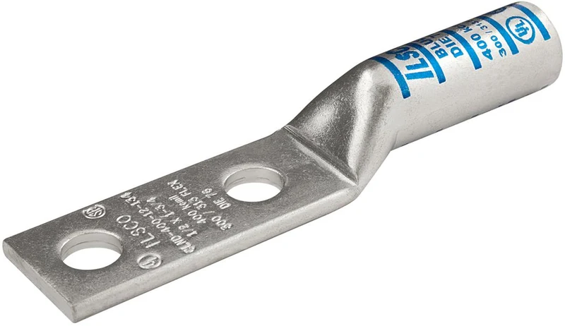 LUG COMPRESSION LONG BARREL 500MCM CU 2-HOLE 1/2" BRUN