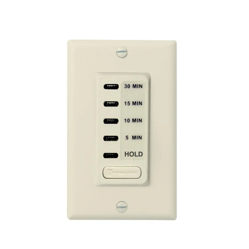 TIMER DECORATOR ELECTRONIC 5/10/15/30MIN SP 120V IVORY