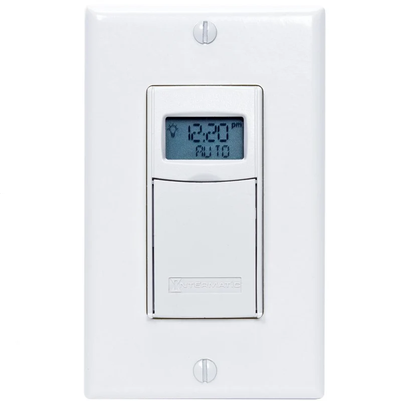 TIMER DECORATOR 40-ON/OFF SP/3W 12-277VAC 12-28VDC WHITE