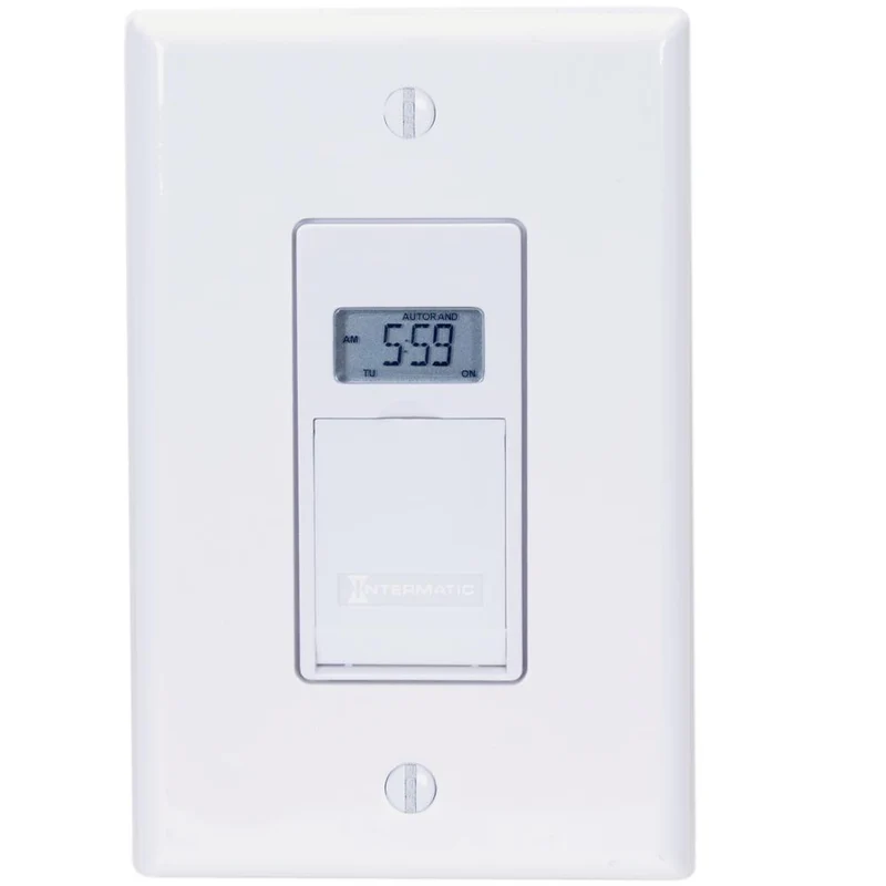 TIMER PROGRAMMABLE DECORATOR 7 DAYS 500W + LED 120V WHITE