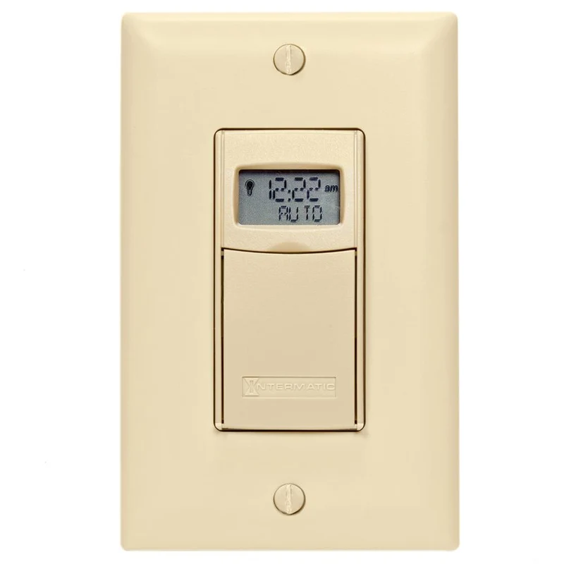 TIMER DECORATOR 40-ON/OFF SP/3W 12-277VAC 12-28VDC IVORY