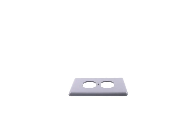 COVER PLATE PVC RIGID 1G DUPLEX RECEPTACLE