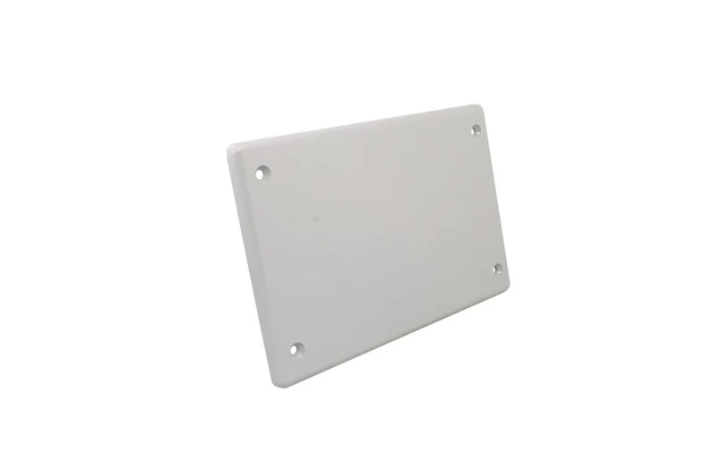 COVER PLATE PVC RIGID 3G BLANK WITH GASKET